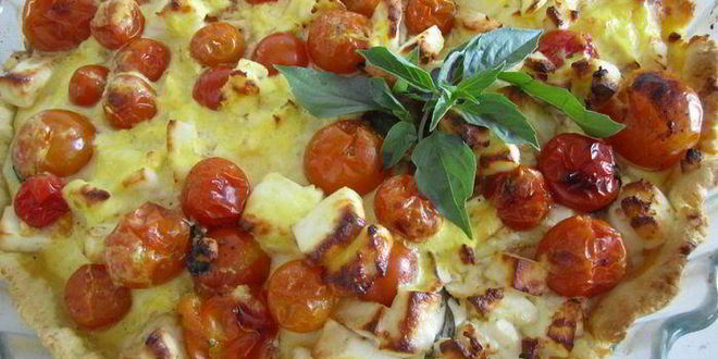 Рецепт тарта сырно-томатный