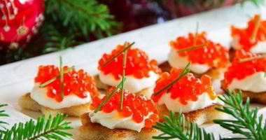 Рецепт Тартинок с красной икрой