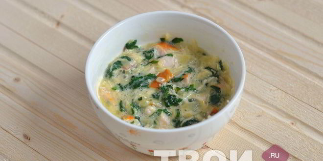 Рецепт тартов с копченой курицей и шпинатом