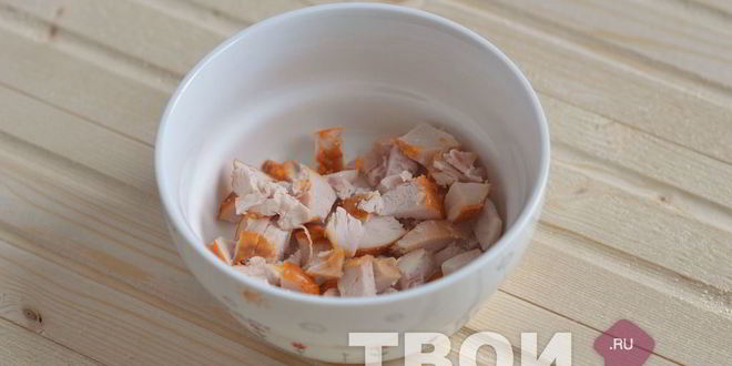 Рецепт тартов с копченой курицей и шпинатом