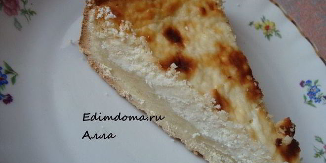Рецепт творожно-кокосового тарт