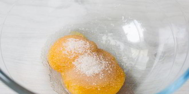 Рецепт творожного тарта с персиками