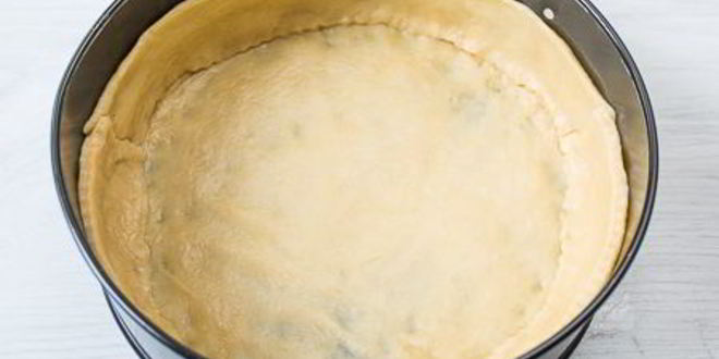 Рецепт творожного тарта с персиками