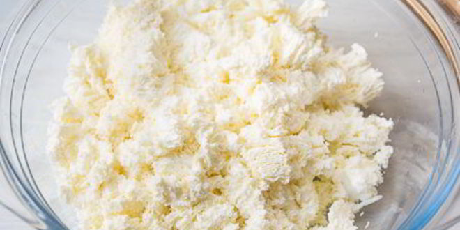 Рецепт творожного тарта с персиками