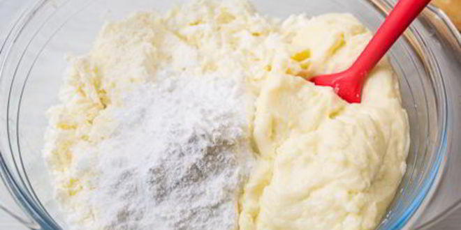 Рецепт творожного тарта с персиками