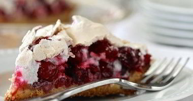 Рецепт Вишневого тарта с безе