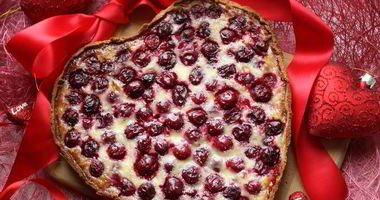 Рецепт Вишневого тарта с миндалем