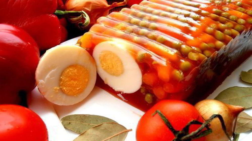 Как приготовить томатное желе-закуску удиви гостей