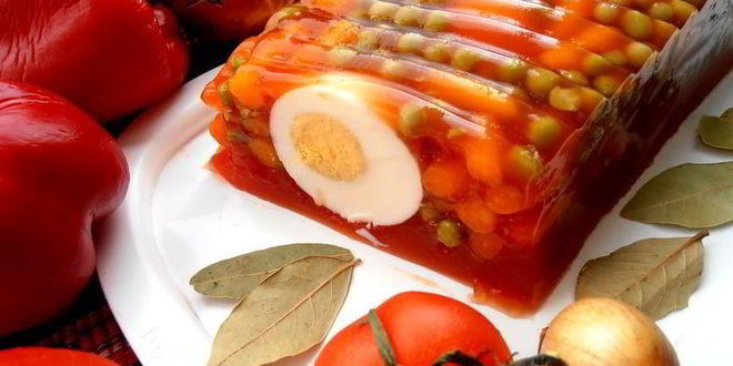 Рецепт томатного желе-закуски удиви гостей