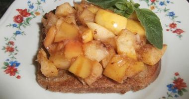 Рецепт Французских тостов с яблоками