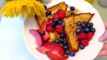 Рецепт Французских тостов с ягодами