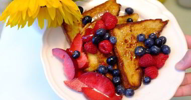 Рецепт Французских тостов с ягодами
