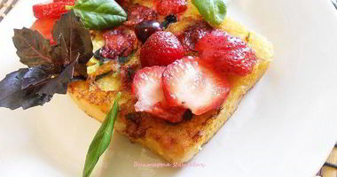 Рецепт Клубничных тостов