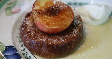 Рецепт Коричных тостов с нектаринами на гриле