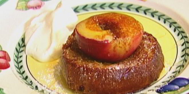 Рецепт коричных тостов с нектаринами на гриле