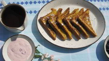 Рецепт Сливочных тостов с корицей