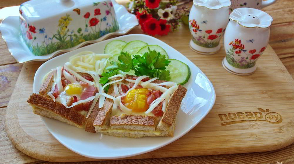 Как приготовить тосты карбонара