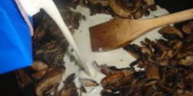 Рецепт тостов с грибами