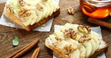 Рецепт Тостов с грушей и медом