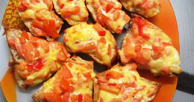 Рецепт Запеченных тостов с паприкой