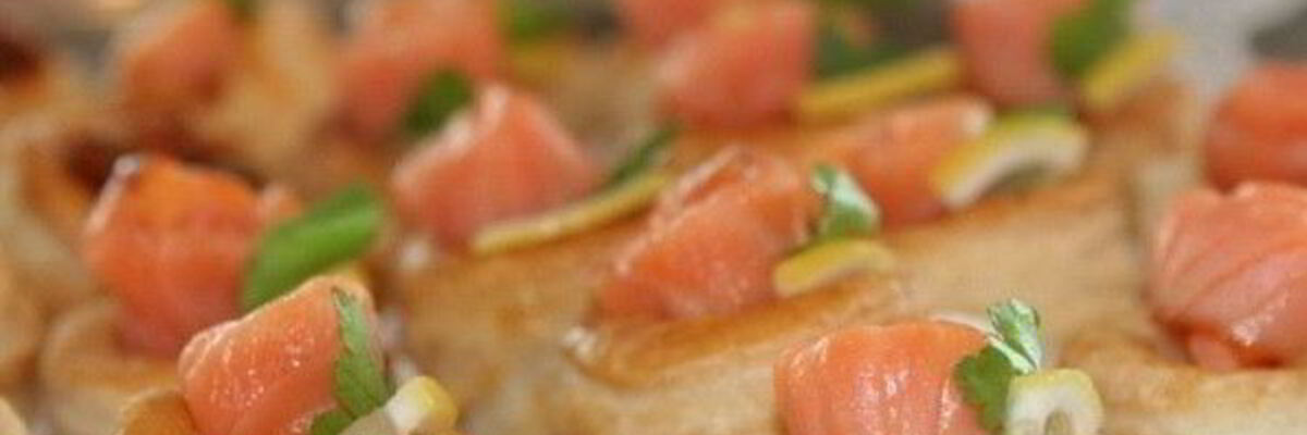 Рецепт Волованов с семгой