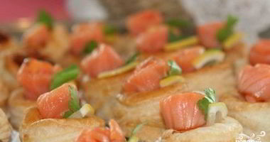 Рецепт Волованов с семгой