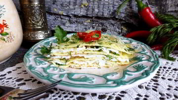 Рецепт Полосатой яичницы