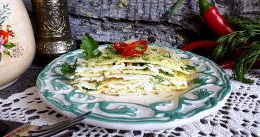 Рецепт Полосатой яичницы