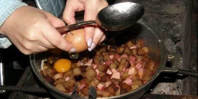 Рецепт сборной глазуньи