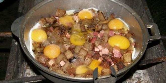 Рецепт сборной глазуньи