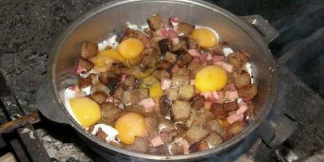 Рецепт сборной глазуньи