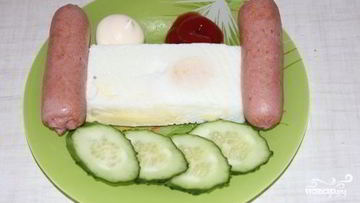 Рецепт Яичницы на пару в мультиварке