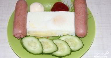 Рецепт Яичницы на пару в мультиварке