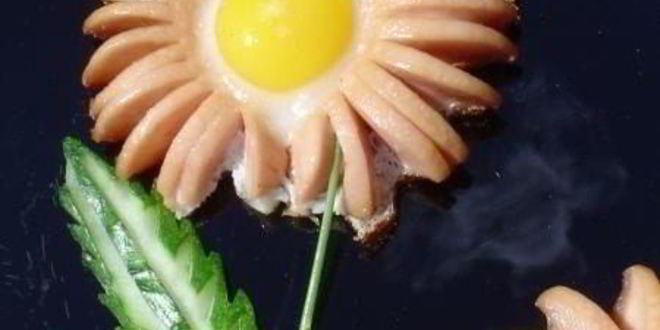 Рецепт яичницы ромашки