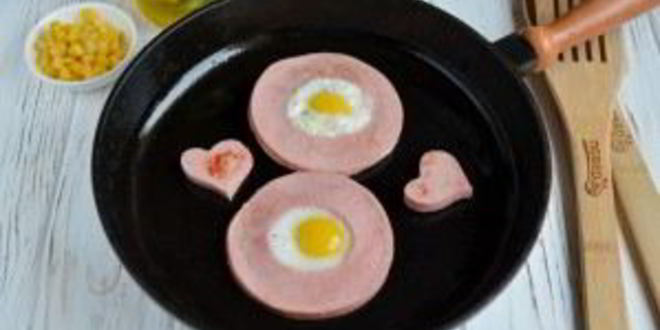 Рецепт яичницы с 8 марты