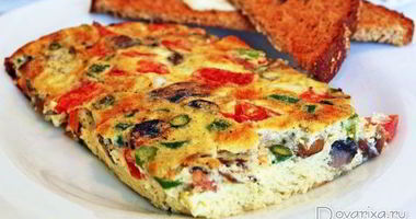 Рецепт Яичницы с грибами