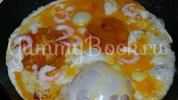 Рецепт Яичницы с креветками