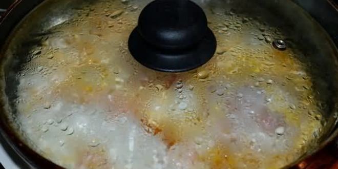 Рецепт яичницы с креветками