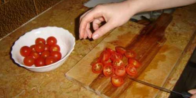 Рецепт яичницы с помидорами