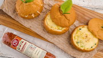 Рецепт Яичницы в булочке