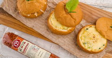 Рецепт Яичницы в булочке