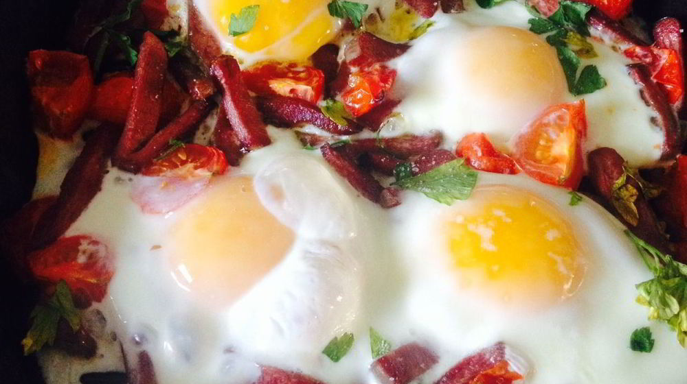 Как приготовить яичницу в духовке