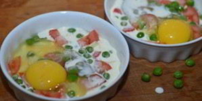 Рецепт яичницы в микроволновке