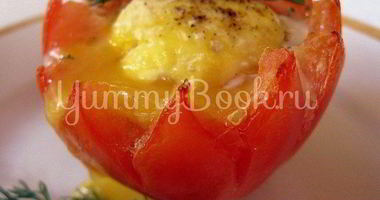 Рецепт Яичницы в помидоре
