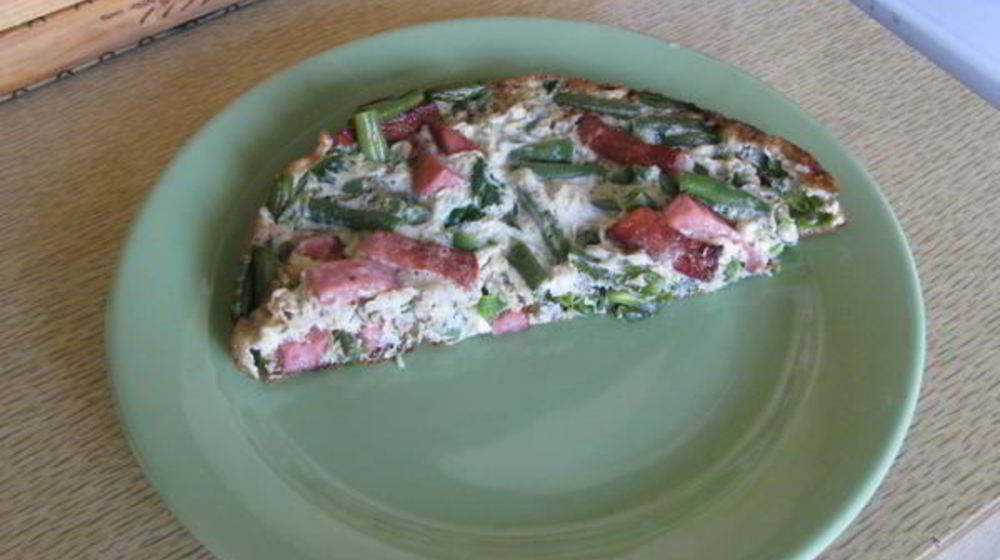 Как приготовить зеленую яичницу