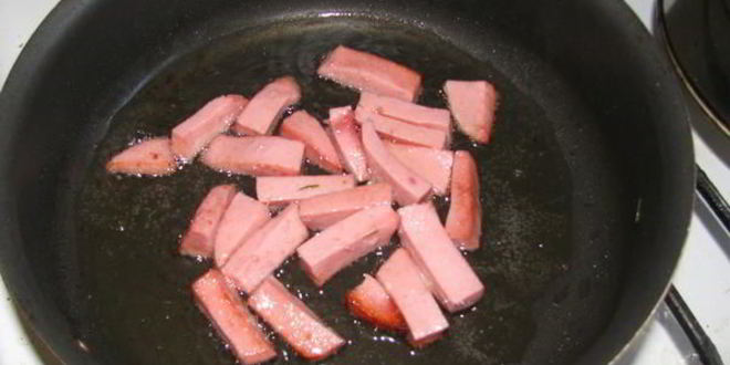 Рецепт зеленой яичницы