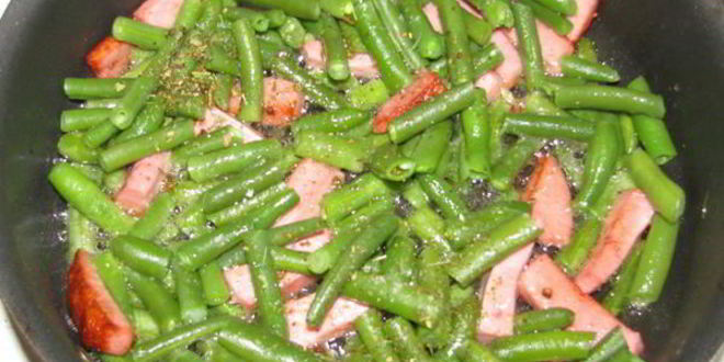 Рецепт зеленой яичницы