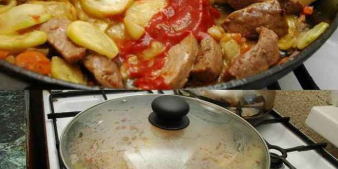 Рецепт яиц бычьи жареные с гарниром