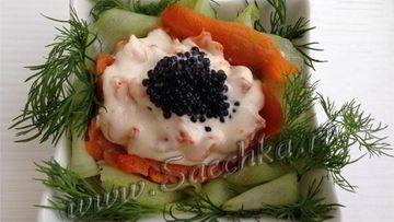 Рецепт Закуски с икрой