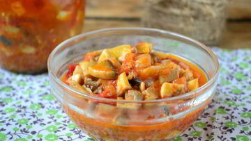 Рецепт закусок из овощей